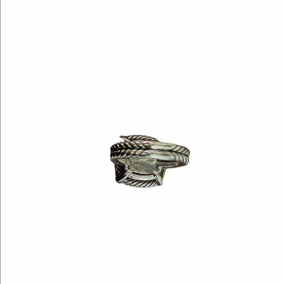 David Yurman Chatelaine lemon citrine/diamonds square ring. - Picture 4 of 6